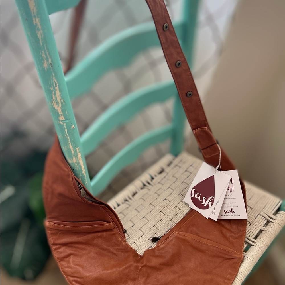 Brown Leather Shoulder Bag